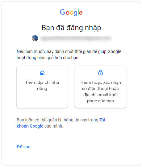 Cách tạo kênh youtube kiếm tiền đơn giản cho người mới bắt đầu 18 Điền các thông tin cá nhân (Không bắt buộc)