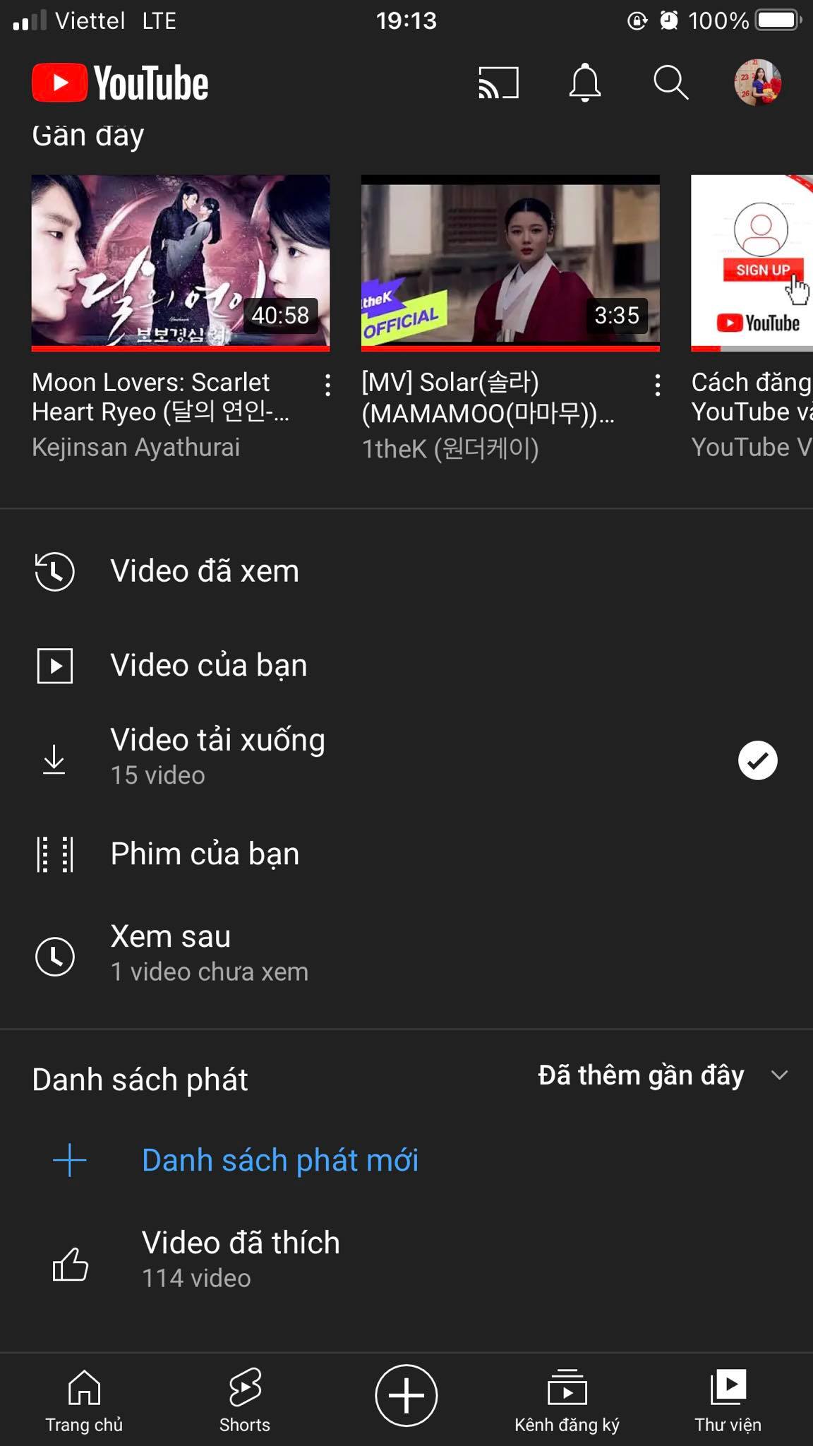 Chọn video của bạn