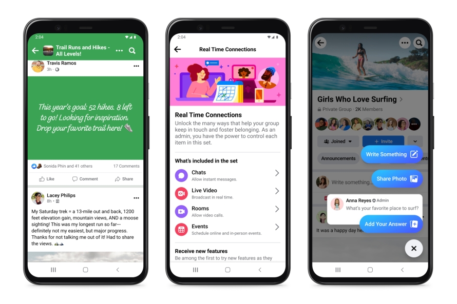 Mở rộng tùy chọn cho quản trị viên Faecbook Group
